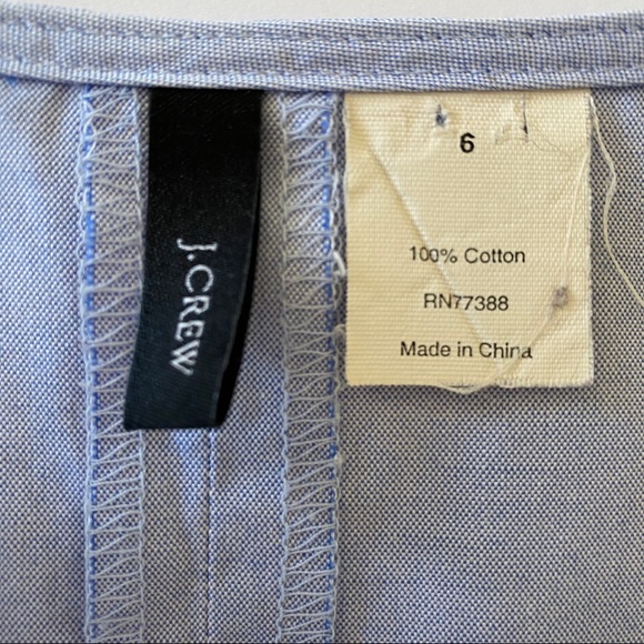 J. Crew 💯 cotton midi dress with back tie - Picture 6 of 10